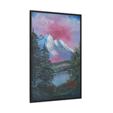 Mountain Matte Canvas, Framed (Multi-color)