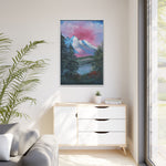 Mountain Matte Canvas, Framed (Multi-color)