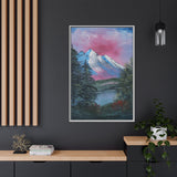 Mountain Matte Canvas, Framed (Multi-color)