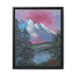 Mountain Matte Canvas, Framed (Multi-color)