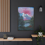 Mountain Matte Canvas, Framed (Multi-color)