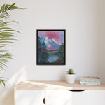 Mountain Matte Canvas, Framed (Multi-color)