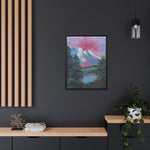 Mountain Matte Canvas, Framed (Multi-color)