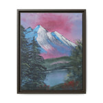 Mountain Matte Canvas, Framed (Multi-color)