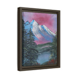 Mountain Matte Canvas, Framed (Multi-color)