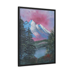 Mountain Matte Canvas, Framed (Multi-color)