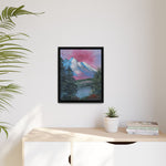 Mountain Matte Canvas, Framed (Multi-color)