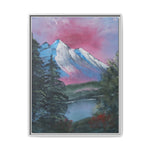 Mountain Matte Canvas, Framed (Multi-color)