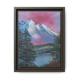 Mountain Matte Canvas, Framed (Multi-color)