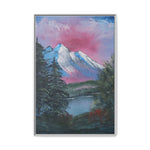 Mountain Matte Canvas, Framed (Multi-color)