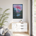 Mountain Matte Canvas, Framed (Multi-color)