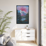 Mountain Matte Canvas, Framed (Multi-color)