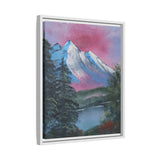 Mountain Matte Canvas, Framed (Multi-color)