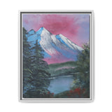 Mountain Matte Canvas, Framed (Multi-color)