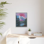 Mountain Matte Canvas, Framed (Multi-color)