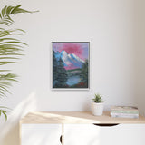 Mountain Matte Canvas, Framed (Multi-color)