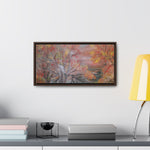 Autumn Serenity: Riverside Landscape Canvas Print