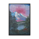 Mountain Matte Canvas, Framed (Multi-color)