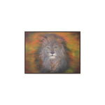 Majestic Strength: Regal Lion Portrait Canvas Print