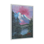 Mountain Matte Canvas, Framed (Multi-color)