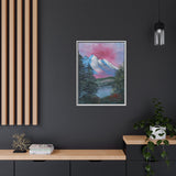 Mountain Matte Canvas, Framed (Multi-color)